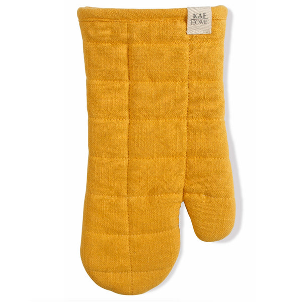 Monaco Quilted Oven Mitt / Ochre