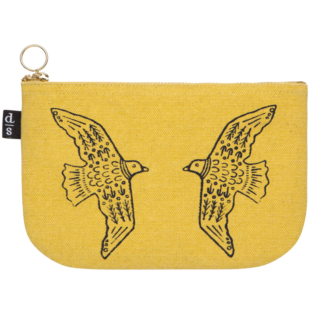 Small Zipper Flat Pouch / Moonlit
