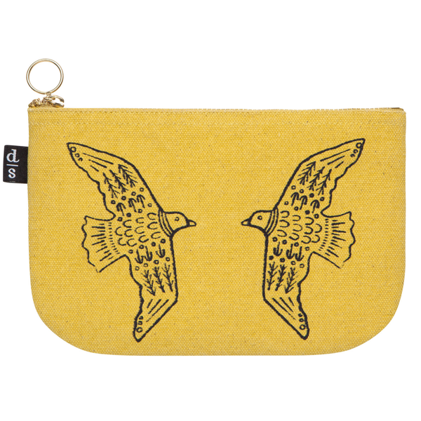 Small Zipper Flat Pouch / Moonlit
