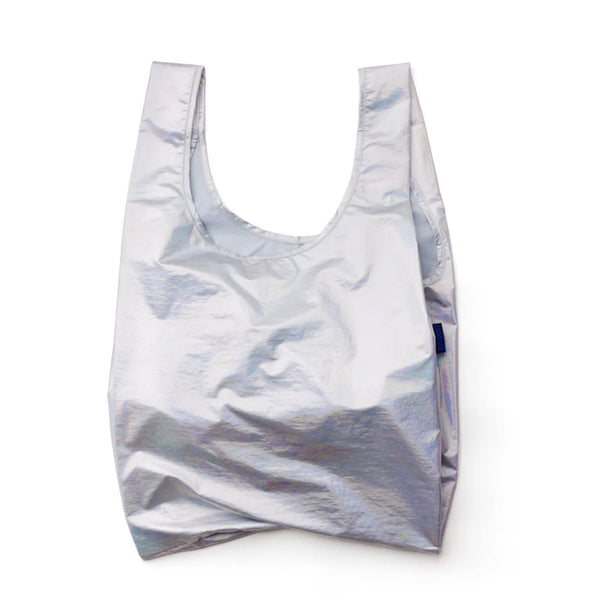 Baggu Standard Grocery Bag / Metallic Moonstone