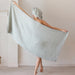 Luxury Muslin Bath Linens / Sage Green
