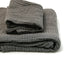 Luxury Muslin Bath Linens / Dark Grey