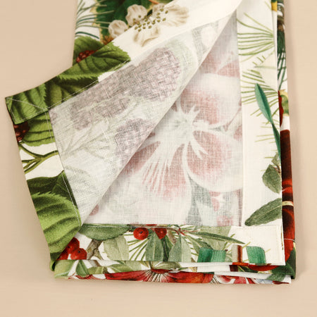 Natalia Linen Table Runner / 19" x 58"