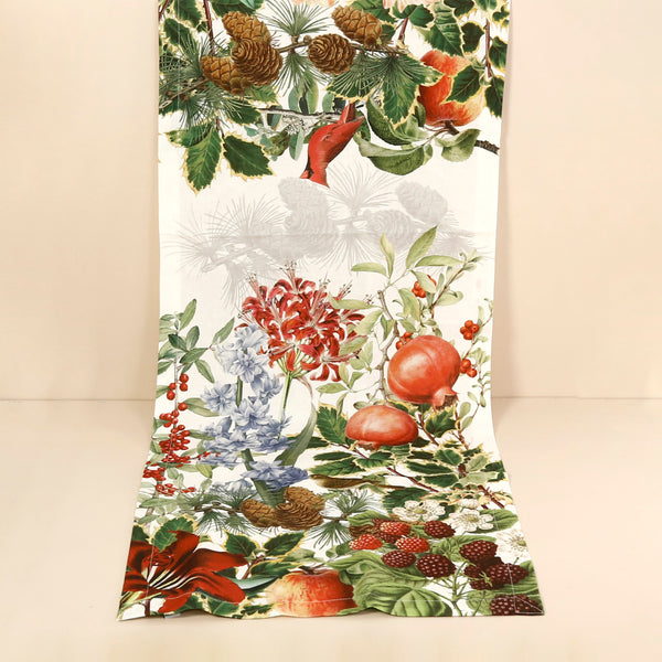 Natalia Linen Table Runner / 19" x 58"