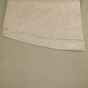 Natural Linen Poly Blend Tablecloth / Round