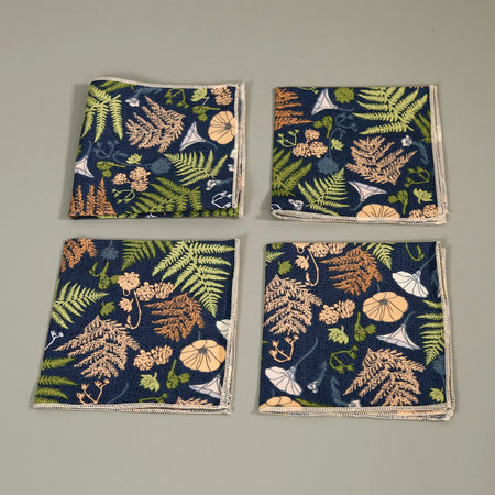 Nature Walk 4pc Cotton Cocktail Napkins