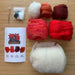 Needle Felting Kit / 10" Dragon Red