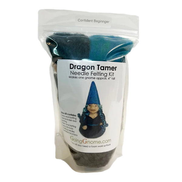 Needle Felting Kit / Dragon Tamer Blue