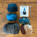 Needle Felting Kit / Dragon Tamer Blue