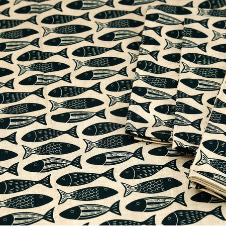 New Wing Studio Everyday Napkins / Fish