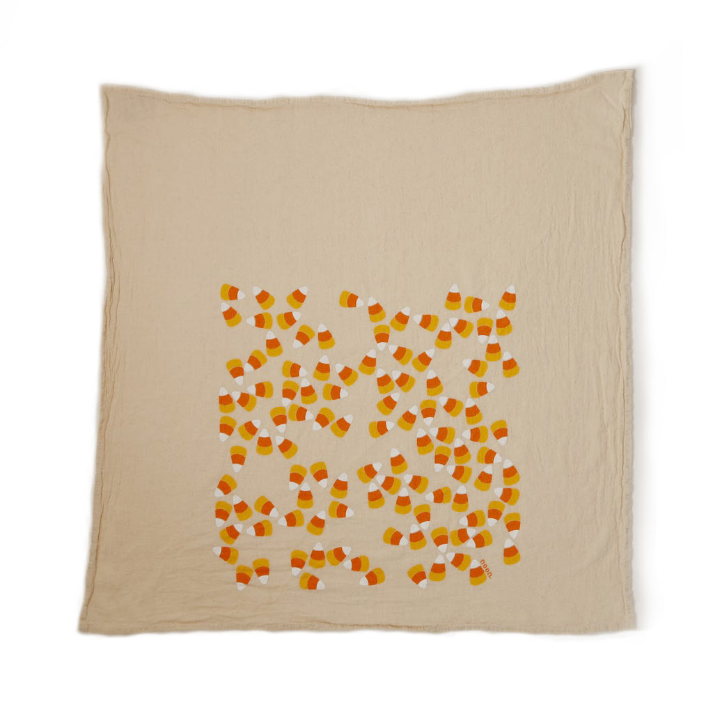 Noon Designs Organic Kitchen Towel / Candy Corn