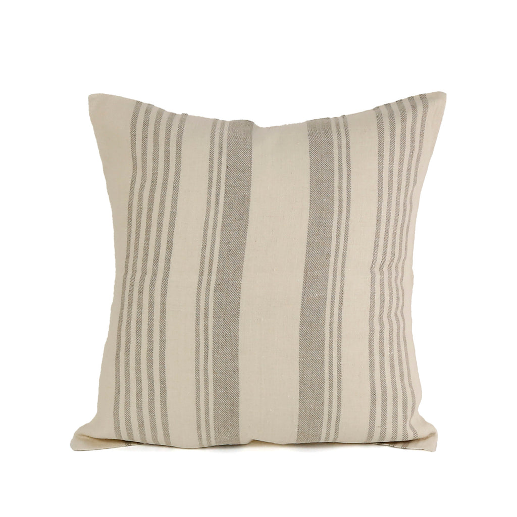 Linum Linen Pillow / Off White & Natural