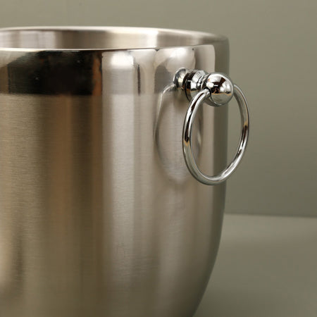 Oggi Stainless Ice Bucket w/Tongs