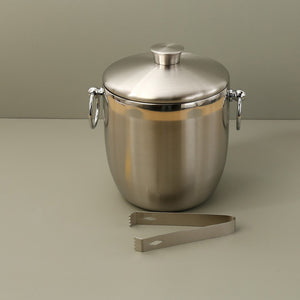Oggi Stainless Ice Bucket w/Tongs