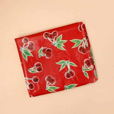 Oilcloth Tablecloth / Stella Red