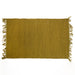 Solid Color Cotton Indoor Rugs / Olive 2x3'