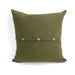 Stonewashed Linen Pillow / Olive