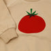Organic Cotton Sweatshirt / Tomato