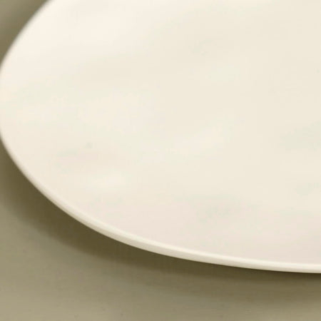 Organic Cream Melamine Salad Plate