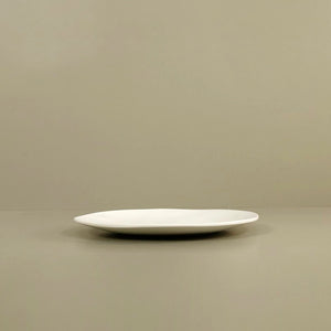 Organic Cream Melamine Salad Plate