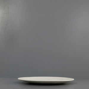 Organic Cream Melamine Dinner Plate