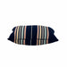 Outdoor Lumbar Pillow / French Stripe Navy