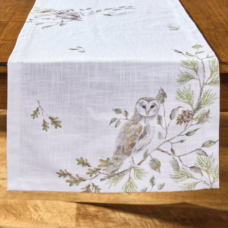 Owls Table Runner / 15" x 72"