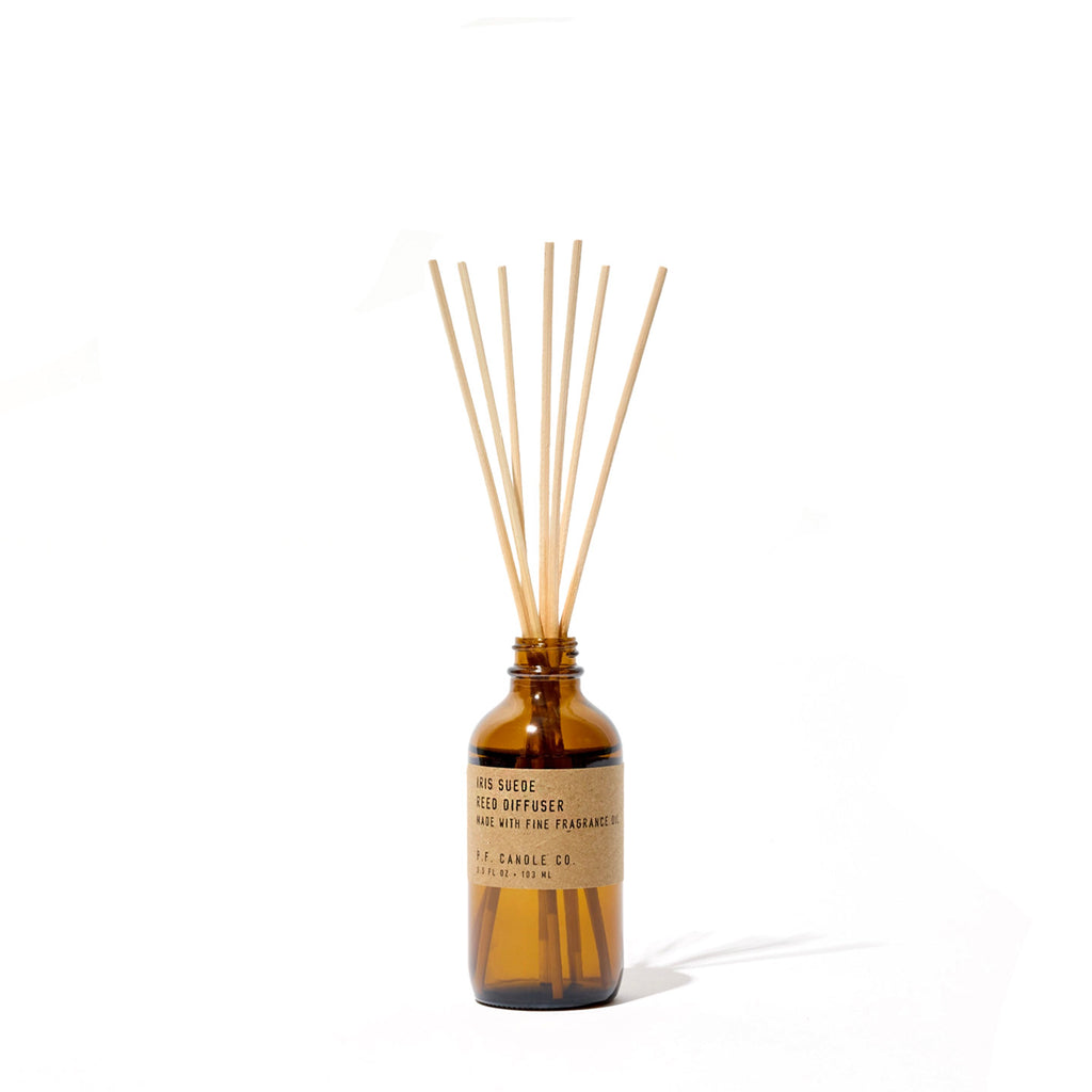 P. F. Candle Co. Reed Diffuser / Iris Suede (Limited)