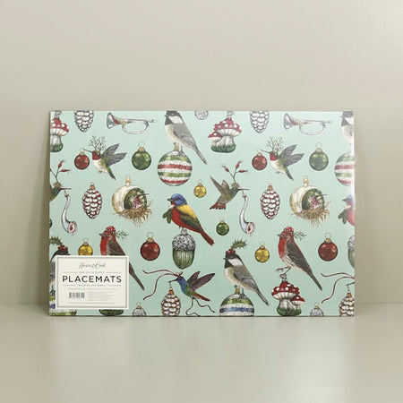 Paper Placemat Pack / Baubles and Birds