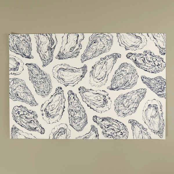 Paper Placemat Pack / Blue Oyster