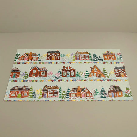 Paper Placemat Pack / Gingerbread Village