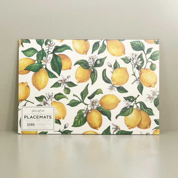 Paper Placemat Pack / Lemons