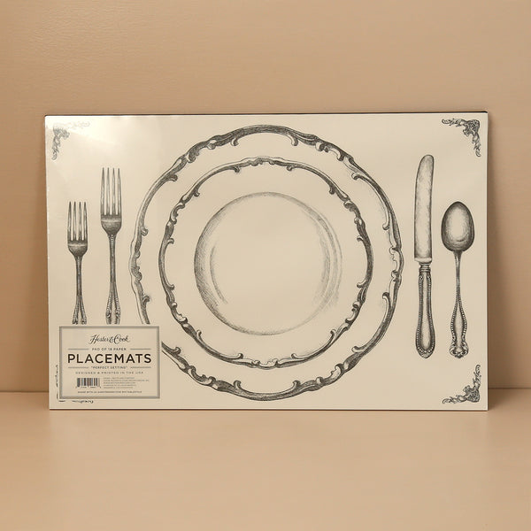 Paper Placemat Pack / Perfect Setting