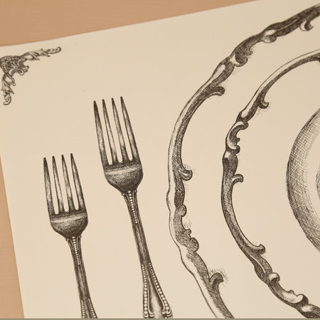 Paper Placemat Pack / Perfect Setting