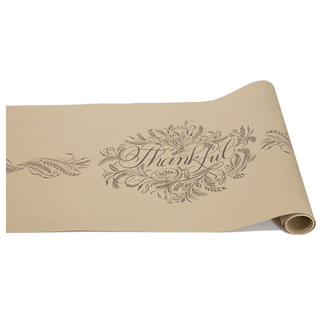 Paper Table Runner Roll 25' / Thankful by