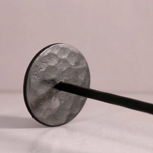 Phoenix Hand-Forged Iron Candle Stands-Black / Set of 2