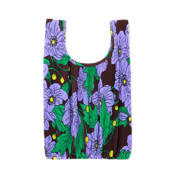 Baggu Pleated Bag / Maroon Poppy