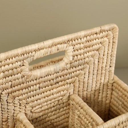Pleta Woven Date Palm Flatware Caddy