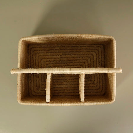 Pleta Woven Date Palm Flatware Caddy