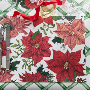 Paper Placemat Pack / Festive Poinsettias