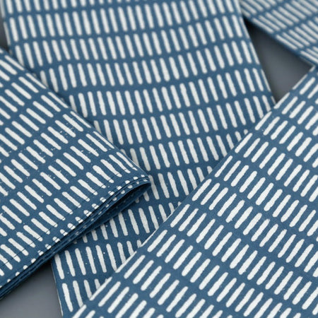 Block Print 4pc Napkin Set / Pontis Stripe Cloud