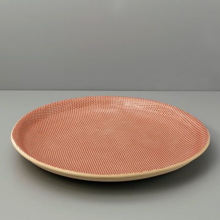 Terrafirma Statement Platter / Poppy / Honeycomb