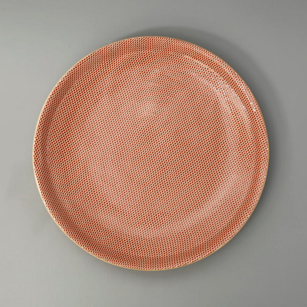 Terrafirma Statement Platter / Poppy / Honeycomb