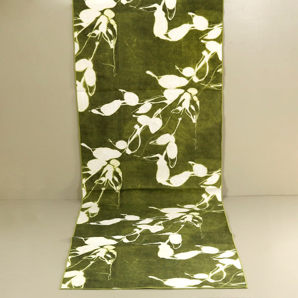 Porto Linen Table Runner 16" x 90" / Olive
