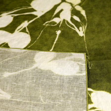 Porto Linen Table Runner 16" x 90" / Olive