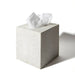 Concrete Tissue Box Cover / White Terrazzo