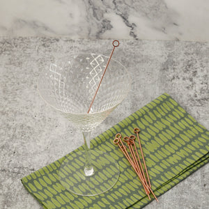 Cocktail Pick Set / XL Copper