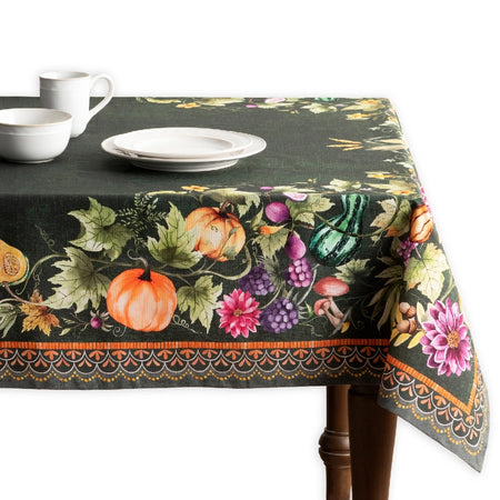 Pumpkin Garden Cotton Tablecloth