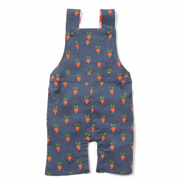 Radical Radish Dungaree Shorts