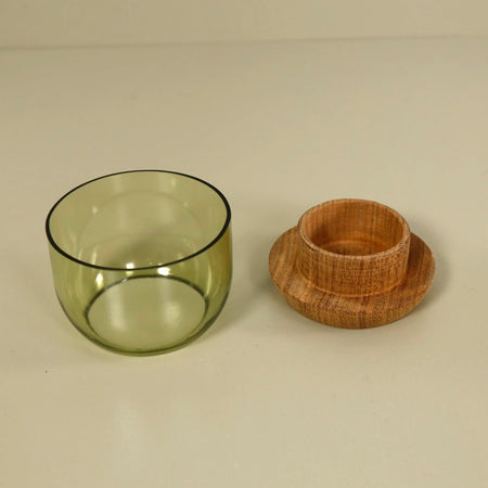 Recycled Bottle Tealight Candle Holder / Short 2pc